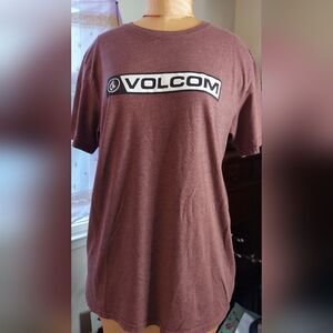 Mens Volcom Logo T-shirt Size L